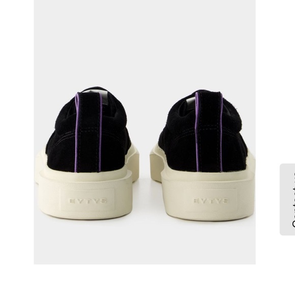 NIB: Eytys Mother Black Canvas Sneakers, size. 39 - Picture 2 of 6